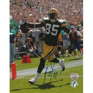 Greg Jennings Green Bay Packers   Touchdown   Autographed 
