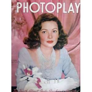    GENE TIERNEY November 1947 Photoplay Magazine Photoplay Books