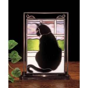   Tiffany 6in W 9in H Cat/Window Mini Window & Display