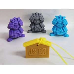  Samurai Warriors (3 Colors Purple, Gray & Blue) Toys 