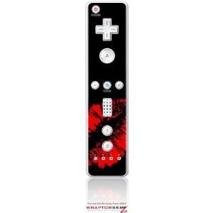  Wii Remote Controller Skin   Big Kiss Lips Red on Black by 