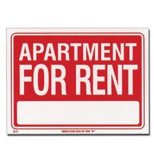  12 X 16 Apartment For Rent Sign, Case Pack 24 Office 