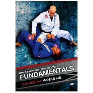  Gracie Barra Fundamentals Curriculum 4 DVD Set with Marcio 