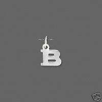 Sterling Silver Capital Letter B Charm~Small Alphabet  