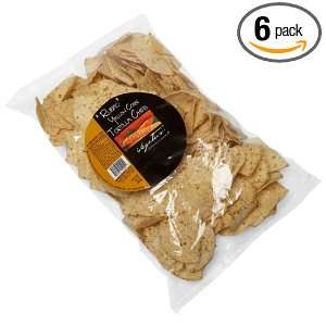 Vegetas Tortilla Chips, Rustic Yellow Corn, 16 Ounce Bags (Pack of 6 