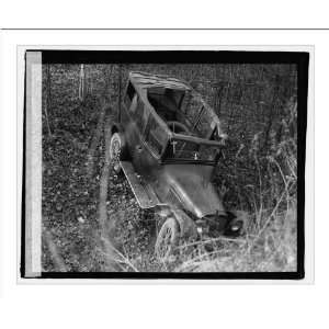  Historic Print (L) Auto wreck