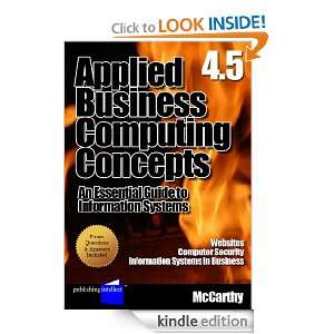 Applied Business Computing Concepts, An Essential Guide to Information 