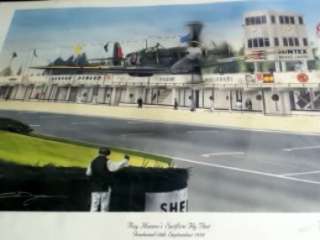 RAY HANNA SPITFIRE FLYPAST GOODWOOD 1998  