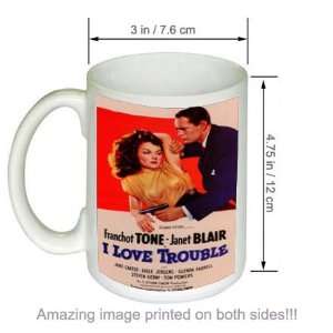  I Love Trouble Vintage Movie COFFEE MUG