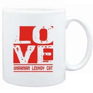  Mug White  LOVE Ukrainian Levkoy  Cats Sports 