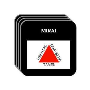 Minas Gerais   MIRAI Set of 4 Mini Mousepad Coasters
