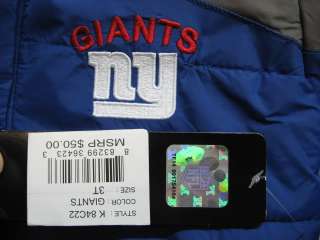 New York Giants NFL Toddler Nylon Hood Jacket 3T  