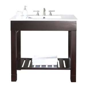  Avanity LOFT VS36 DW 36 Dark Walnut Birch Vanity Set 