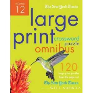  Large Print Crossword Puzzle Omnibus Volume 12 120 Large Print Easy 