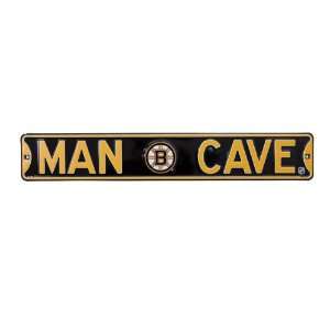  Boston Bruins MAN CAVE Authentic Steel Street Sign Sports 