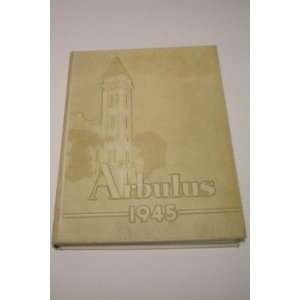 Indiana University 1945 Arbutus    School Yearbook    College Album