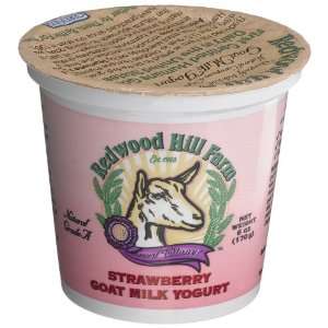 Redwood Hill Goat Milk Yogurt, Strawberry, 6 oz  Fresh