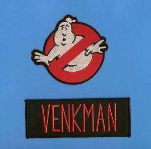 Lot Ghostbusters Venkman Uniform Name Tag Patches  