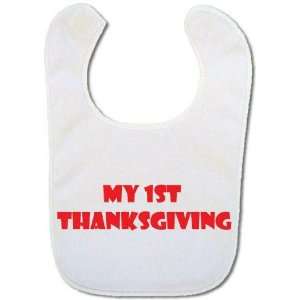  My 1st Thanksgiving Baby Bib Baby