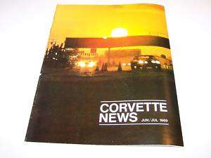 JUN/JULY 1969 CORVETTE NEWS car magazine  