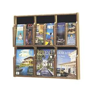   Pamphlet Display, Holds 3 Magazines and 6 Pamphlet
