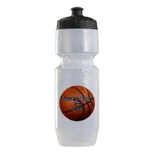  Trek Water Bottle Clear Blk Basketball Equals Life 