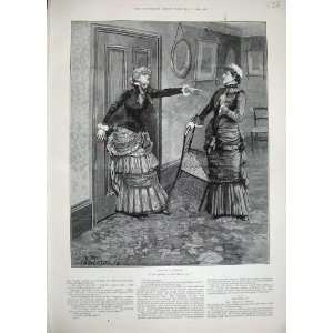    1889 Forestier Fine Art Ladies Women Argument Chair