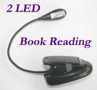   Flex Arm Clip On Reading Book Light Portable Lamp for  Kindle 3