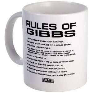  NCIS Gibbs Rules Funny Mug by 