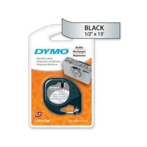  Dymo LetraTag 91338 Metallic Tape   Silver   DYM91338 