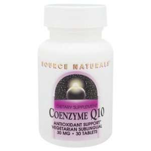  SOURCE NATURALS Coenzyme Q10 30mg Sublingual 30 TAB 