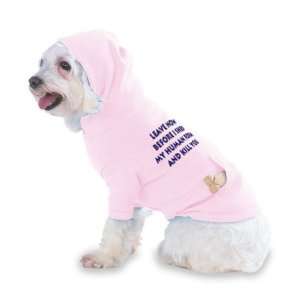   kill you Hooded (Hoody) T Shirt with pocket for your Dog or Cat LARGE