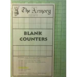  The Armory 780 1/2 High Quality Blank Die cut Counters 