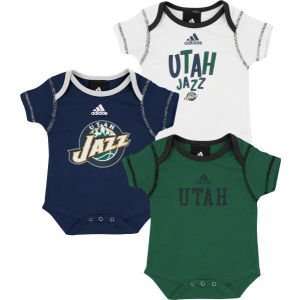    Utah Jazz Outerstuff NBA Infant 3pc Bodysuit Set