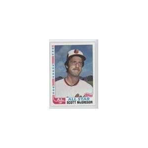  1982 Topps #555   Scott McGregor AS Sports Collectibles