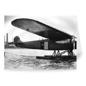  The Atlantic flying boat Friendship at   Greeting Card 