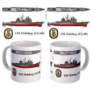  USS Vicksburg (CG 69) Coffee Mug