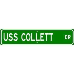  USS COLLETT DD 730 Street Sign   Navy Ship Gift Sailor 