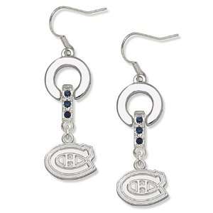   Crystal Montreal Canadiens MVP Dangle Earrings GEMaffair Jewelry