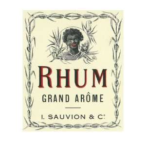  Rhum Grand Arome Rum Label Premium Giclee Poster Print 