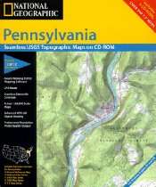All Things Pennsylvania   National Geographic TOPO Pennsylvania Map 