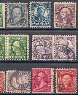 US 30 valuable stamps From 19th century singles, pairs/  