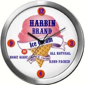  HARBIN 14 Inch Ice Cream Metal Clock Quartz Movement 