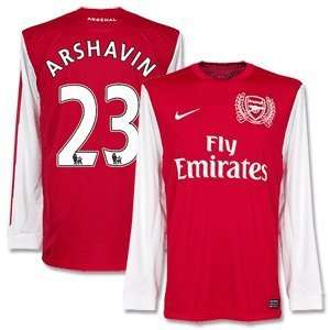    11 12 Arsenal Home L/S Jersey + Arshavin 23