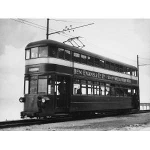  The Large Double Decker Trolley Bus on the Mumbles to Swansea Route 