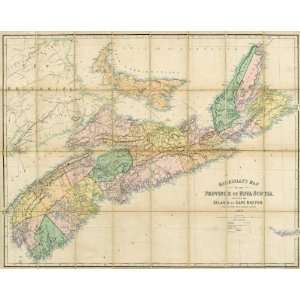   the Province of Nova Scotia, including the island of Cape Breton, 1862