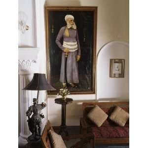 Portrait in the Drawing Room, Deo Garh Palace Hotel, Deo Gah (Deogarh 