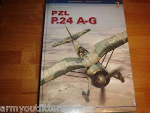 WW2 Poland Polish PZL P.24 Aircraft Reference Book  