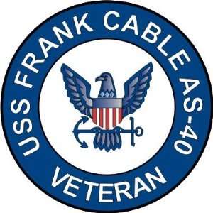  US Navy USS Frank Cable AS 40 Ship Veteran Decal Sticker 3 