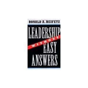   Answers 1st (first) edition (9780935725155) Ronald Heifetz Books